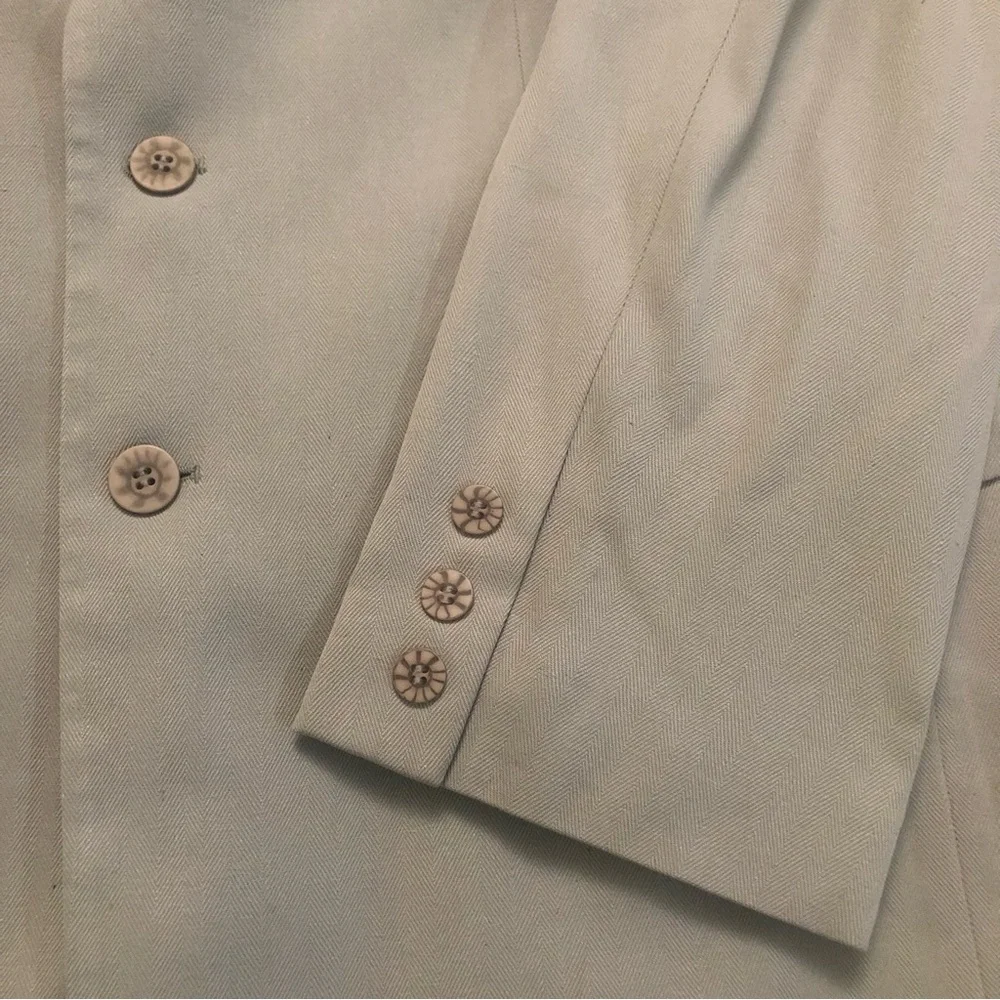 WinterSilks 100% Silk Sage Green Sport Coat Mens Blazer size M